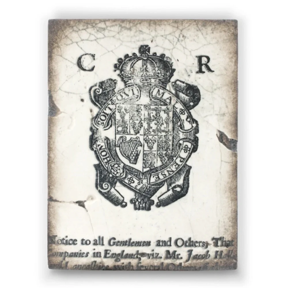 Sid Dickens RETIRED Vintage Style Decorative Plaque with Crest - Picture 1 of 2